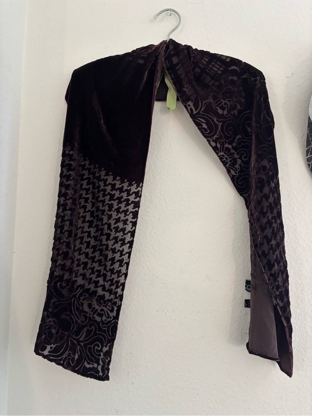 Fall Silk/Rayon skinny scarff